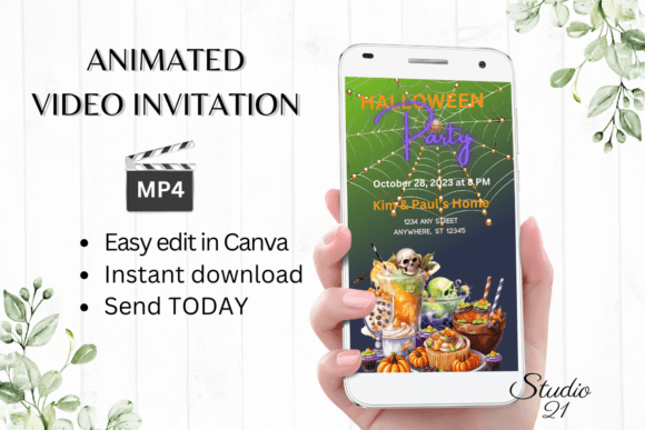 Digital Halloween Party Invitation: Your Spooky Design Shortcut