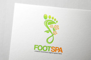 Foot Spa Logo: A Natural Approach to Wellness Branding