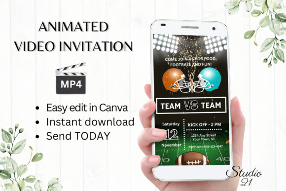 Game Day Ready: Your Smartphone Football Game Invitation
