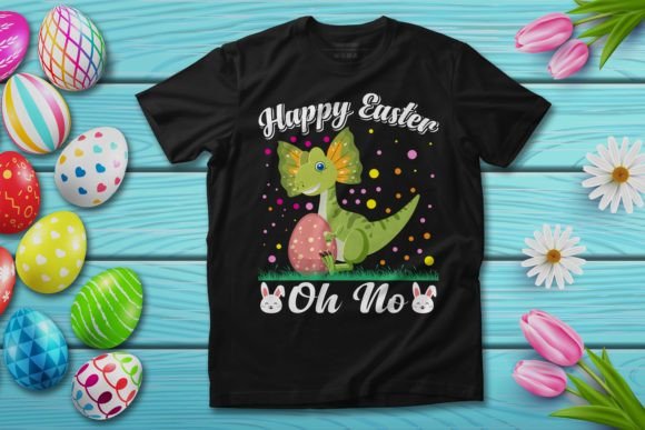Happy Easter Oh No Funny T-rex: A Roar of a Design