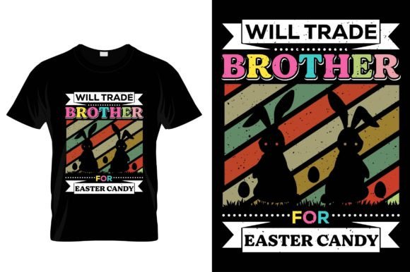 I'm The Brother Bunny: A Playful Easter T-Shirt Design