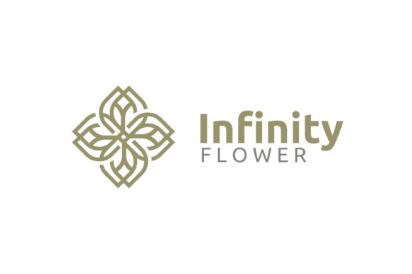 Infinity Flower Logo: A Modern Branding Asset
