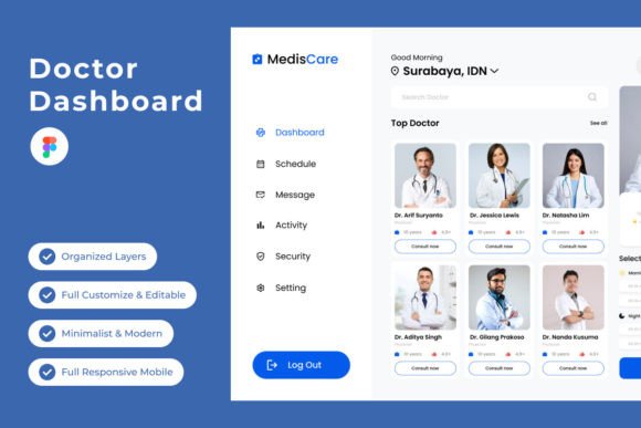 MedisCare - Doctor Dashboard V1: Streamline Your Practice